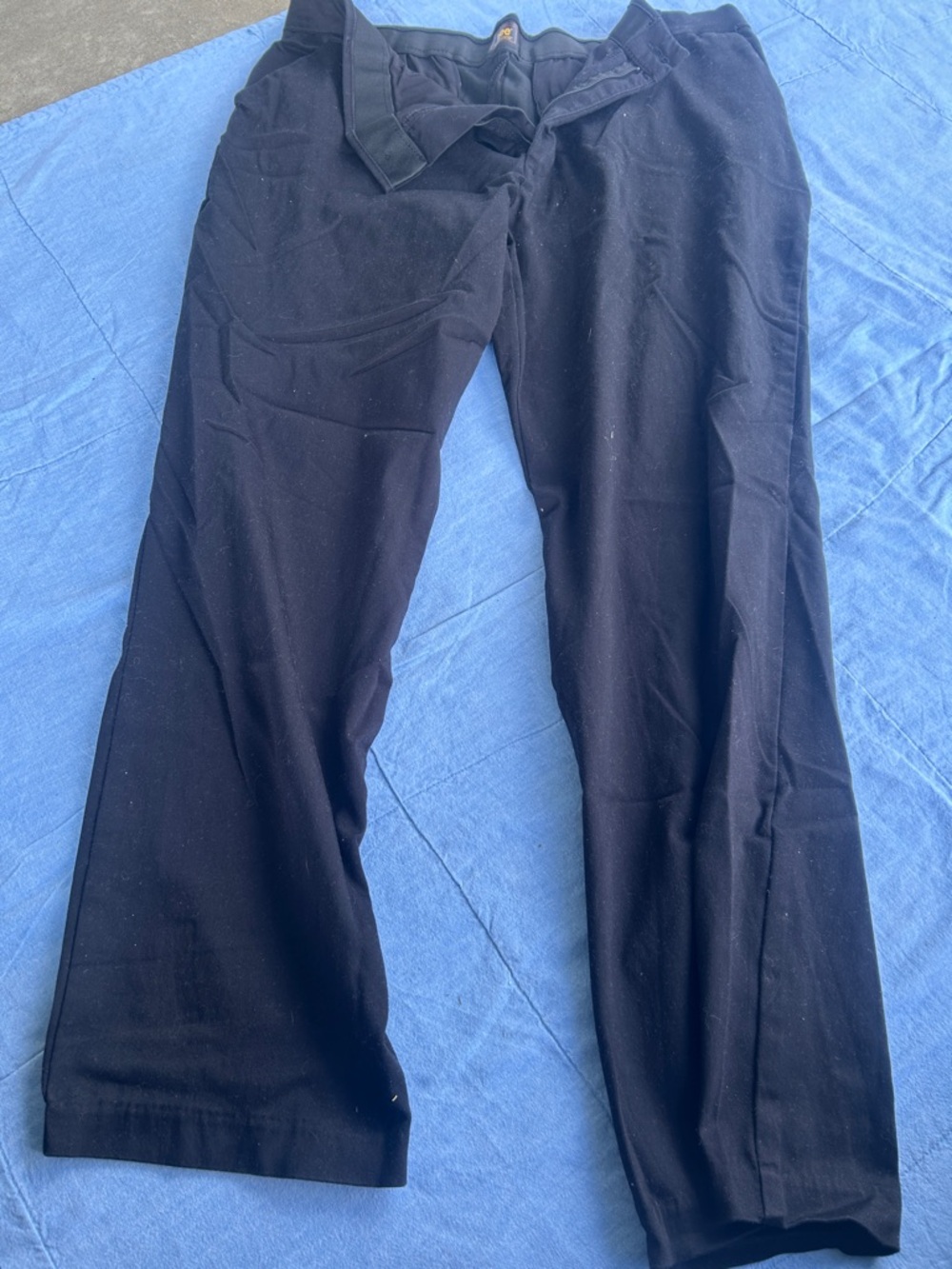 Black Wide-Leg Dress pants